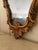 Pair of Italian Rococo Giltwood Mirrors With Antiqued Glass For Sale - Image 11 of 14