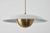 Gabi' Perforated Brass Dome & White Painted Metal Pendant by Alvaro Benitez For Sale In Los Angeles - Image 6 of 13