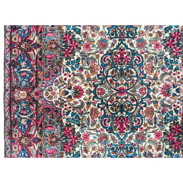 Early 20th Century Persian Kirman Rug For Sale - Image 11 of 16