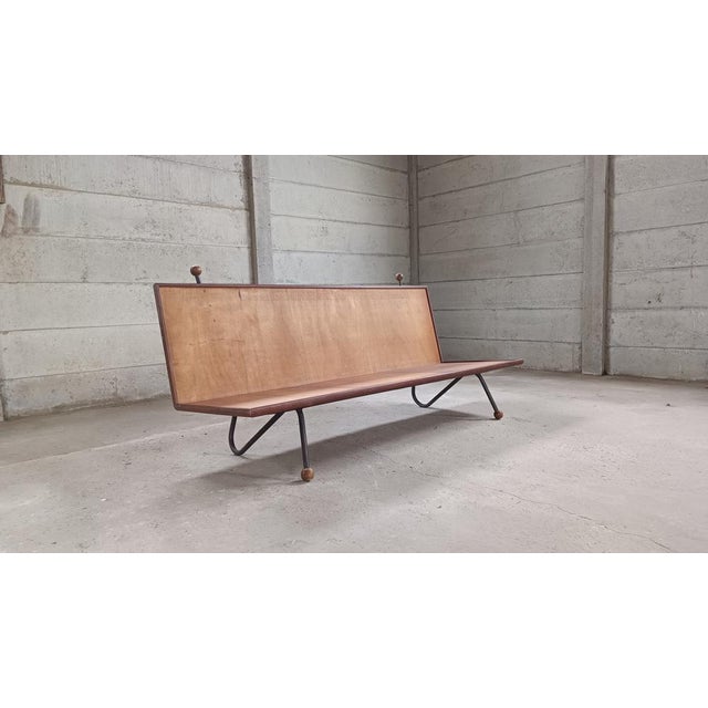 Modernist Tubular Sofa attributed to Pierre Guariche, 1920s For Sale - Image 15 of 15