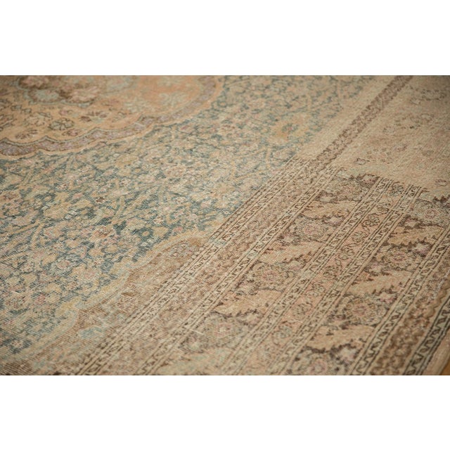 Teal Vintage Distressed Sivas Carpet - 8'2" x 14'4" For Sale - Image 8 of 13