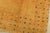 Gabbeh Rug 2’3” X 4’8” Gold Wool Contemporary Hand-Knotted Carpet For Sale - Image 4 of 13
