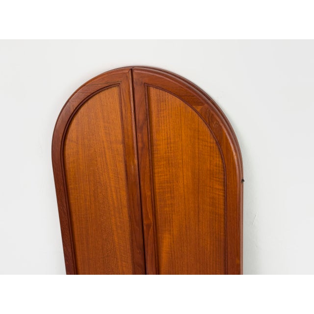 1960s Vintage Foldable Teak Mirror from Fakse Furniture, 1960s For Sale - Image 5 of 13