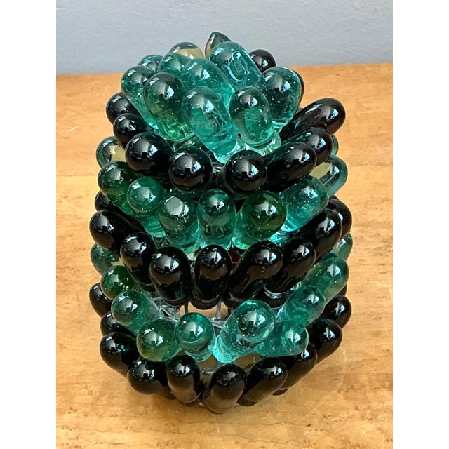 This exquisite vintage Italian glass pinecone light shade captures the artistry and innovation synonymous with mid-20th-...