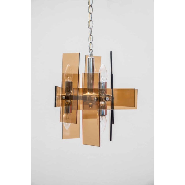 Orange Glass Ceiling Lamps, 1970s, Set of 2 For Sale - Image 15 of 15