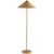 Paavo Tynell Mid-Century Modern 1935 Paavo Tynell Model 9602 Brass and Rattan Floor Lamp With Canvas Shade For Sale - Image 4 of 16