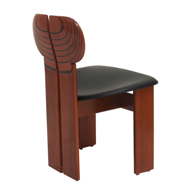 Africa Side Chairs by Afra & Tobia Scarpa for Maxalto, 1970s, Set of 6 For Sale - Image 6 of 14