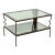 Circa 1997 Gregory Hawthorne Steel Coffee Table, Signed For Sale