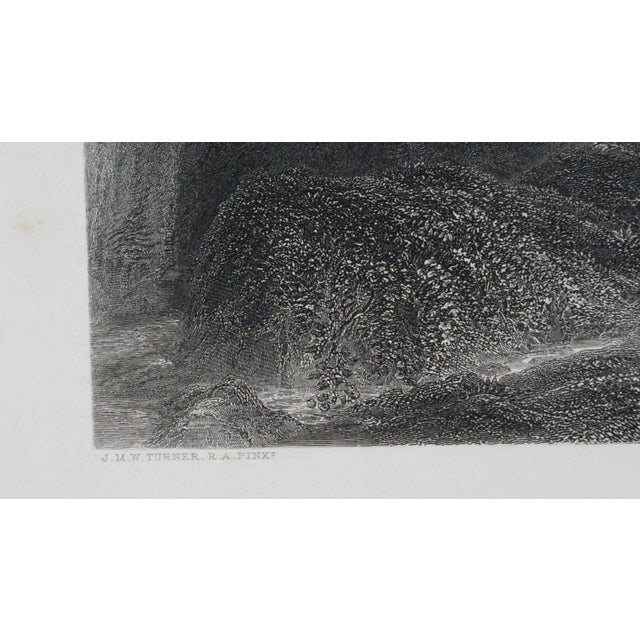 Early 19th Century "Orvieto, Italy" Engraving by J.M.W. Turner, Framed For Sale - Image 4 of 8