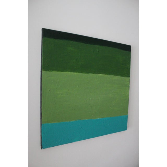 Bodasca, Minimalist Abstract Green Softness, 2026, Acrylic on Canvas For Sale - Image 9 of 15