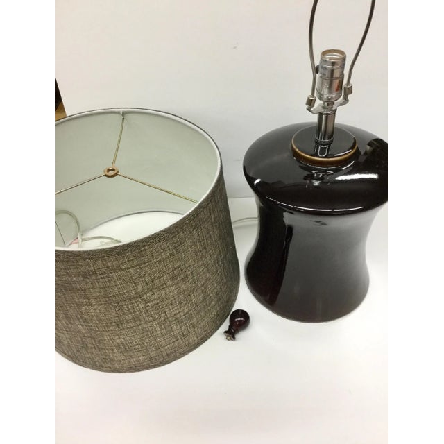 Black New Safavieh Table Lamp & Shade For Sale - Image 8 of 11
