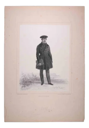 Denis Auguste Marie Raffet, Auguste De Sainson, Original Lithograph, 1848