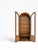 Brown Late 20th Century Mastercraft Illuminated Burlwood Arched Display Cabinet Vitrine With Brass Trim, Attributed For Sale - Image 8 of 16