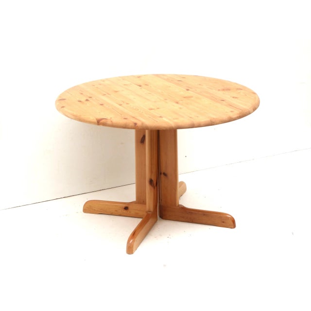 1970s Vintage Extendable Pine Dining Table, 1970s For Sale - Image 5 of 5