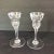 Vintage fine crystal set of 2 candlesticks, makers mark reads" Marquis by Waterford "Palladio Pattern. Excellent...