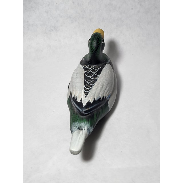 Vintage Ceramic Mallard Duck Figurine For Sale - Image 4 of 11
