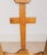 Wood Antique Spanish Church Prayer Chair, 1890s For Sale - Image 7 of 15
