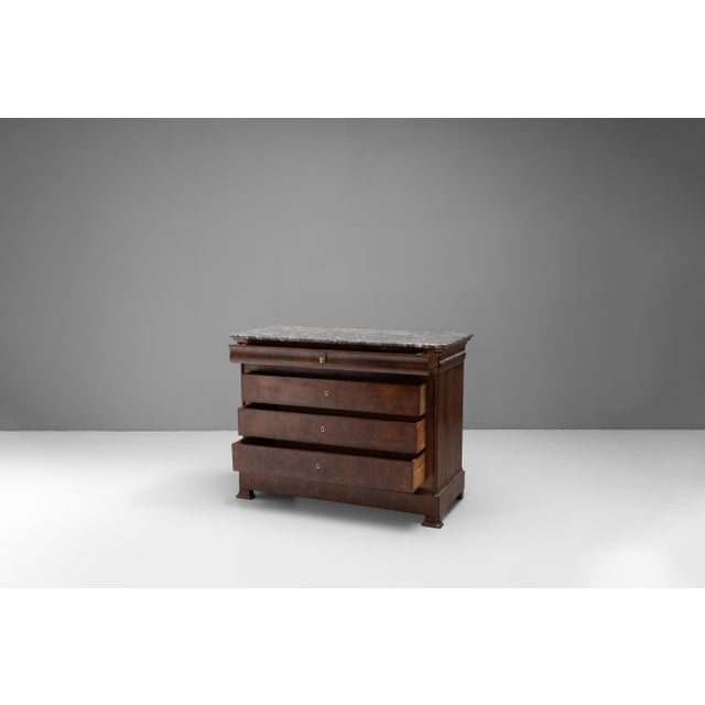 Antique Commode in Mahogany, 1880 For Sale - Image 4 of 9