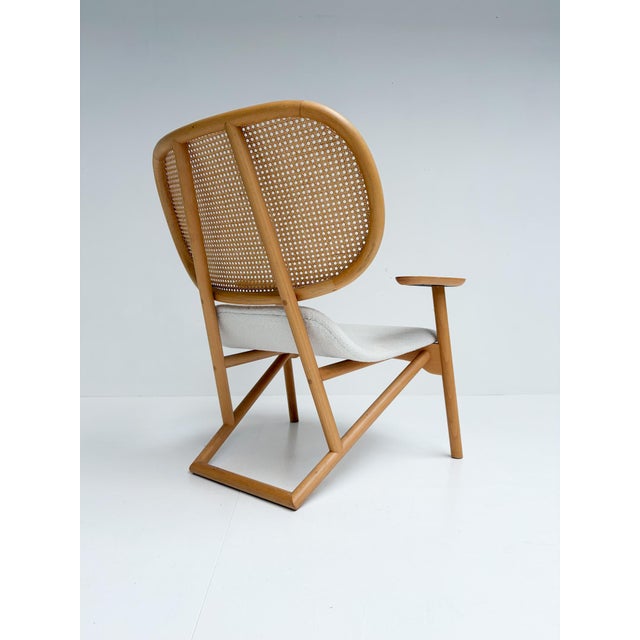 Wood Moroso Klara Armchair by Patricia Urquiola, 2010s For Sale - Image 7 of 16