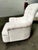 Textile Armchair with Wooden Structure and White Fabric, 1990 For Sale - Image 7 of 9