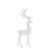 Kenneth Ludwig Chicago Standing Winter Deer Figurines (Set of 2) For Sale - Image 4 of 5
