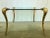 20th Century Hollywood Regency Brass and Glass Table For Sale - Image 13 of 13