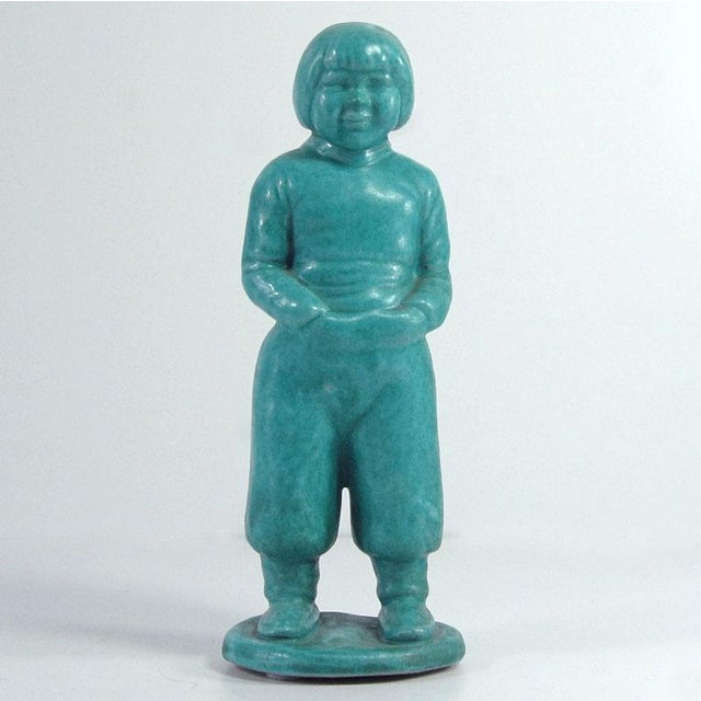 Danish Figure of Greenlander Boy, 1960s For Sale - Image 4 of 9