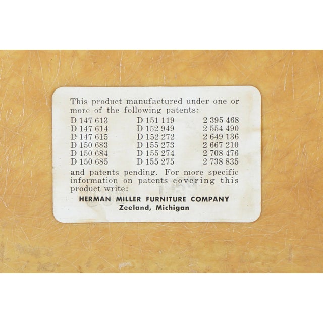 Metal Vintage Eames Fiberglass DSS Stacking Chairs by Charles and Ray Eames for Herman Miller Set of 4 For Sale - Image 7 of 7