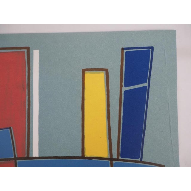 Alberto Magnelli, Composition bleue, Lithograph For Sale - Image 5 of 8