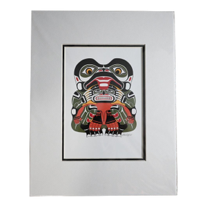 1980s “Supernatural Frog” by Richard Hunt – Signed Northwest Coast Native Print