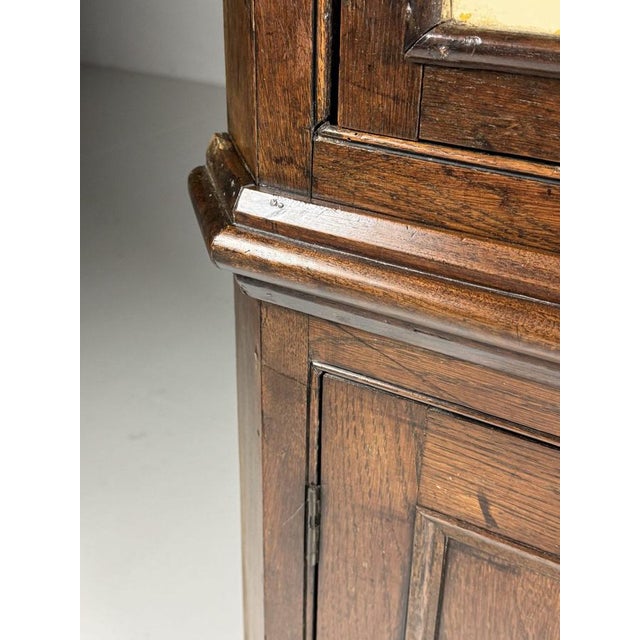 English Corner Cabinet in Oak, 1800s For Sale - Image 14 of 18