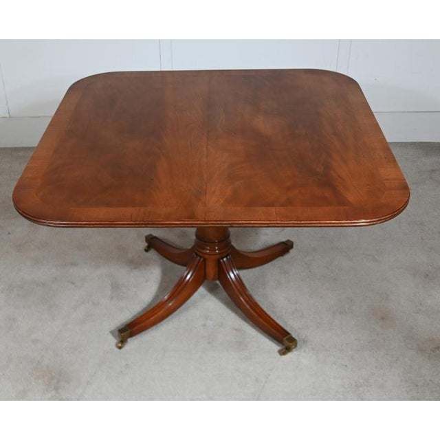 Regency Style Adjustable Height Coffee Table in Mahogany, 1930s For Sale - Image 4 of 7