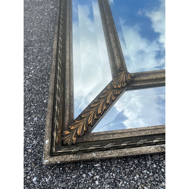Wood The Raschella Collection Inc. Brushed Gold Bronze Framed Mirror For Sale - Image 7 of 12