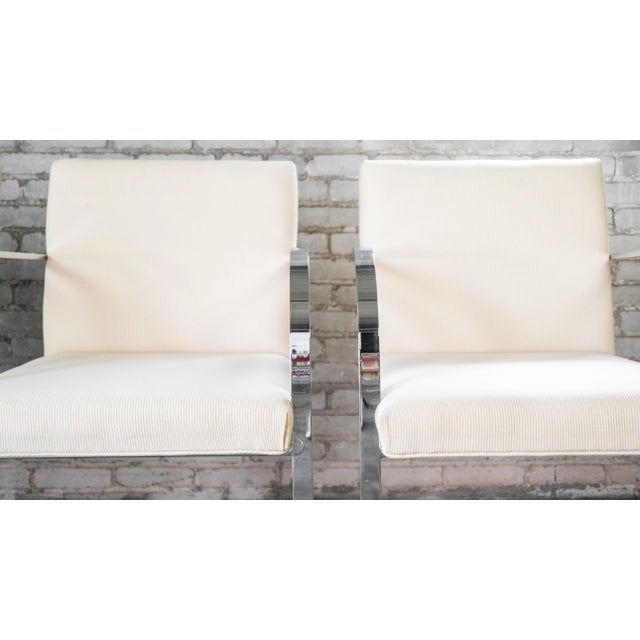 Vintage Mies Van Der Rohe Attr. Brno Flat Bar Armchairs (Only 2 Left) For Sale - Image 10 of 12