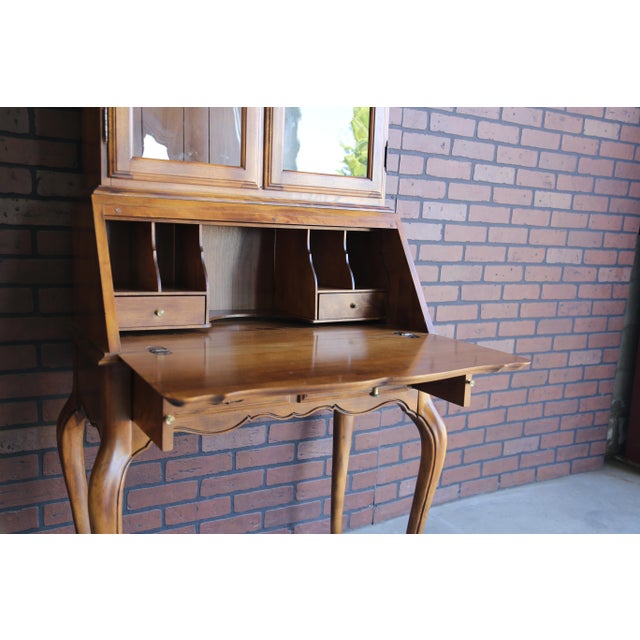 French Country Ethan Allen Secretary Desk Chairish