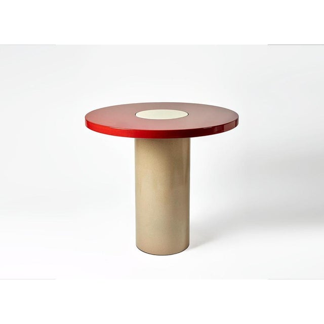 Breakfast patio table by gisbert pöppler dimensions: d 80 x w 80 x h 72 cm materials: glazed lavastone the simplicity of...