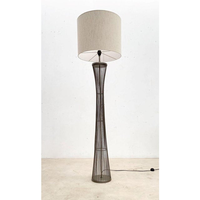 1970s Mid-Century Modern Metal Floor Lamp, Italy, 1970s For Sale - Image 5 of 7