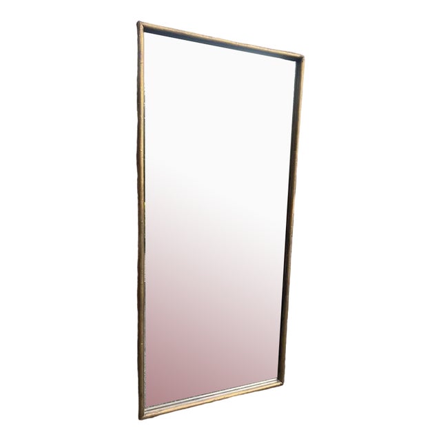 Large Antique 19th Century French Original Gilt Bistro Mirror For Sale