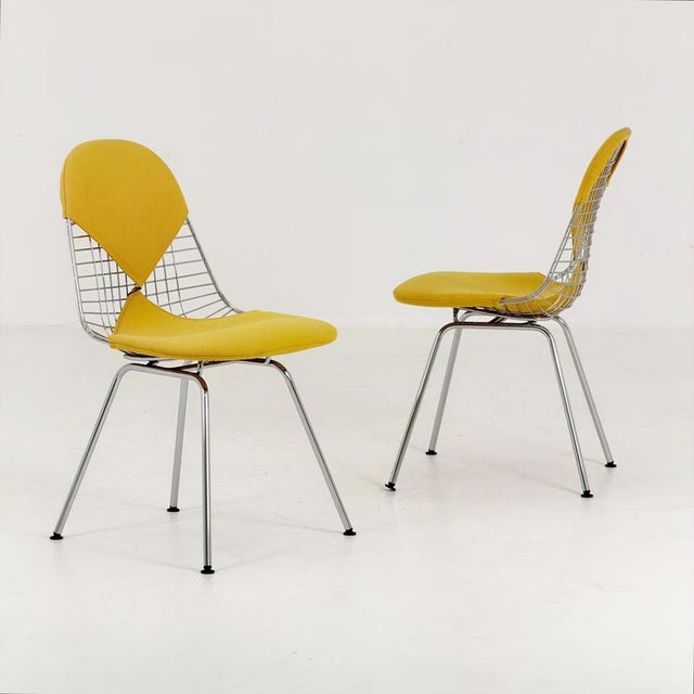 Mid-Century DKX-2 Wire Chair by Charles & Ray Eames for Herman Miller, 1970s For Sale - Image 14 of 15