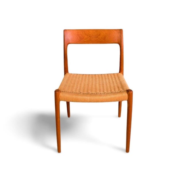 Model 77 Chair in Teak by Niels O. Møller for J.L. Møllers Møbelfabrik For Sale - Image 10 of 10