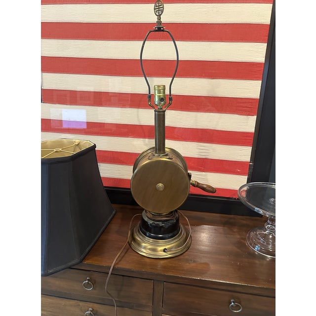 Nautical Baldwin-Brockett Shep Chandlery Milford, Connecticut Lamp For Sale - Image 3 of 6