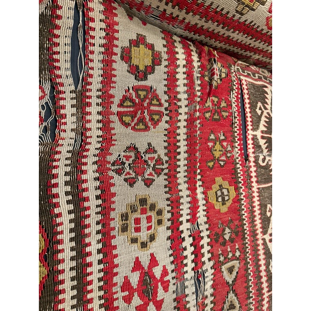 George Smith Vintage Kilim Sofa (2 Seaters) For Sale - Image 9 of 11