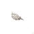 Art Deco 9 Carat Pearl Diamond Gold Brooch For Sale - Image 9 of 9