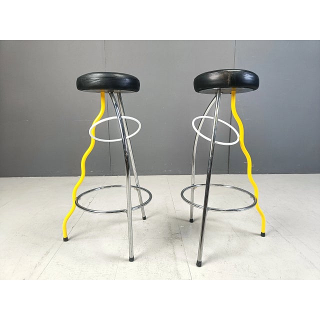 Set of Duplex Stools by Javier Mariscal for BD, 1980s For Sale - Image 9 of 9