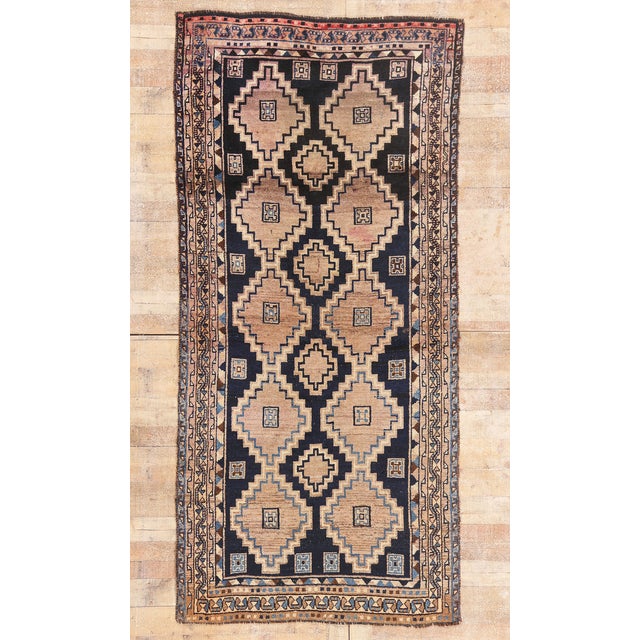 Antique Persian Shiraz Rug, 04'03 X 09'02 For Sale - Image 10 of 10