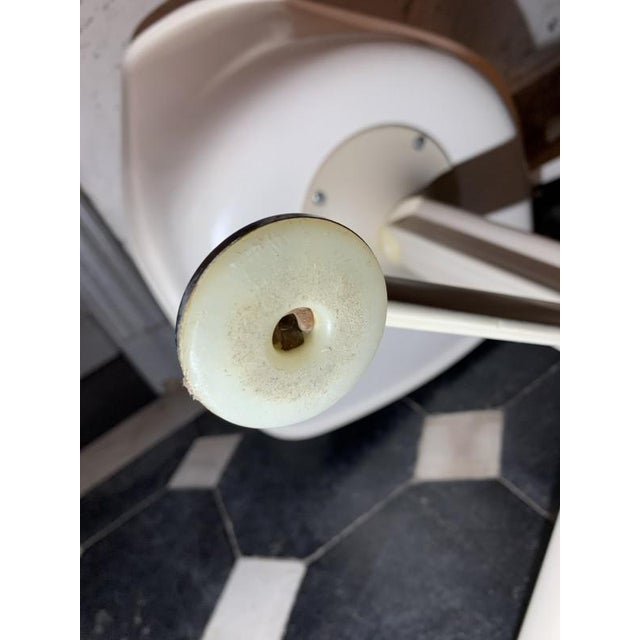 Metal White Tulip Swivel Chairs by Maurice Burke for Arkana, 1960, Set of 2 For Sale - Image 7 of 17