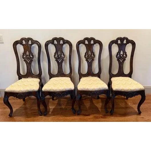 1980s Italian Rococo Style Dining Chairs - Set of 6 For Sale - Image 10 of 18