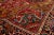 Antique Heriz Handmade Persian Medallion Designed Red Wool Rug For Sale - Image 10 of 10