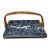 1970s Japanese Blue Dragon Handled Tray For Sale
