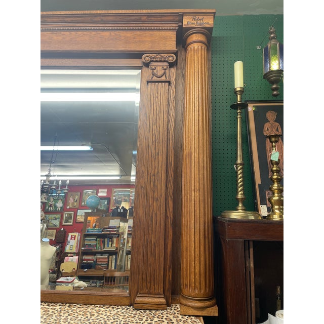 This stately, imposing back bar from the late 1800s was sourced from a small-town tavern in Chillicothe, Illinois. Large...